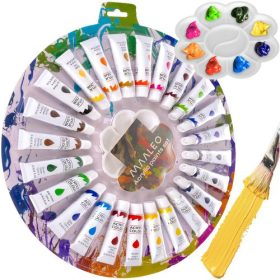   Akrilfestékek nagy készlete – 24 színű, egyenként 12 ml-es