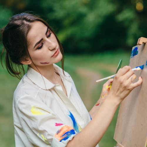 Akrilfestékek nagy készlete – 24 színű, egyenként 12 ml-es