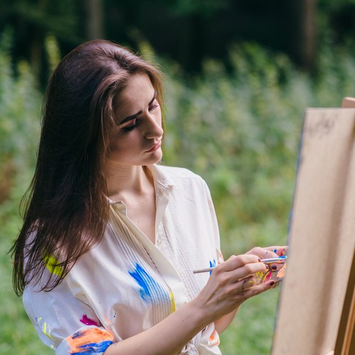 Akrilfestékek nagy készlete – 24 színű, egyenként 12 ml-es