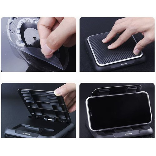 Állítható szögű öntapadós telefontartó autós műszerfalra, íróasztalra