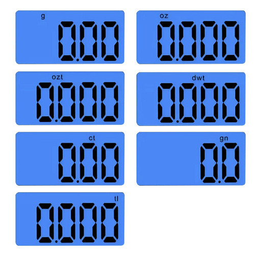  500 x 0,1 g-os zsebmérleg 23573-as füllel