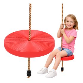   Gyermek Kerti Kerek Hinta - Állítható Magasságú, Időjárásálló, 50 kg Teherbírású