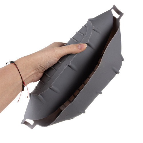 RUHHY 20x20 cm Szilikon Betét Airfryerhez, Zsírszegény Olajsütőhöz