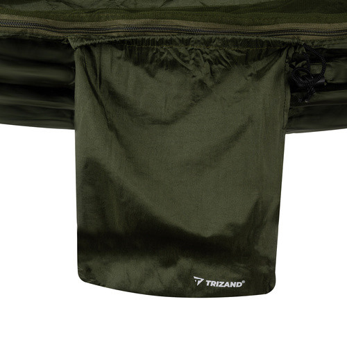 Kétszemélyes Függőágy UV-védő Ponyvával és Szúnyoghálóval, 260x140 cm, 250 kg Teherbírás