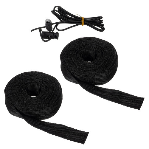 Kétszemélyes Függőágy UV-védő Ponyvával és Szúnyoghálóval, 260x140 cm, 250 kg Teherbírás