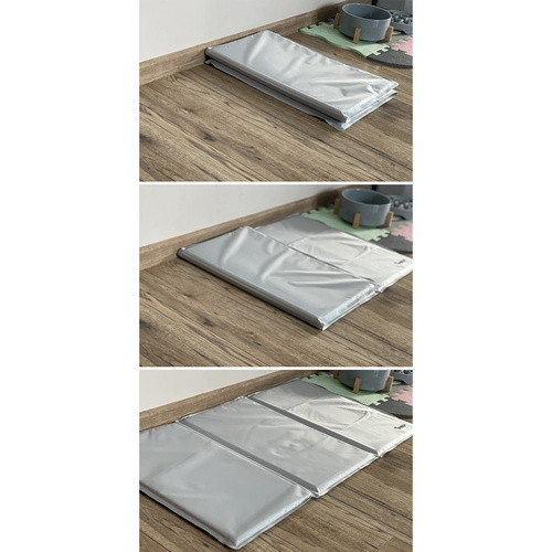 Purlov XL Hűsítő Állatfekhely 90x50cm - Zselés, Összehajtható, Szürke