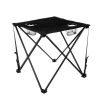 Kemping Szett: 2 Összecsukható Horgász Szék és Turisztikai Asztal, 100 kg Teherbírású, Fekete