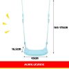 Gyermek Kerti Hinta - Kék, 105-175 cm, Polietilén + Polipropilén + Vas