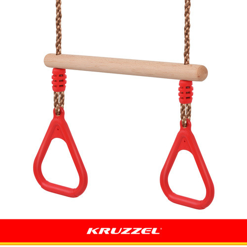 Kruzzel 25383 - Többfunkciós Gyerek Kerti Hintaszerkezet és Tornatréner, 100 kg-ig Terhelhető