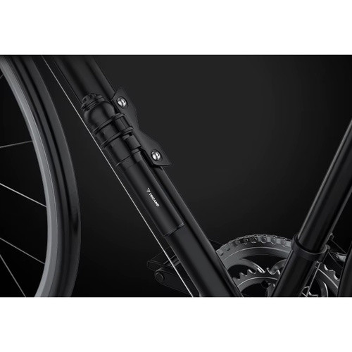 Trizand 25392 Kompakt Alumínium Kézi Biciklipumpa 7 Bar Nyomással, Kerékpárhoz és Rollerhez, Keret Rögzítővel