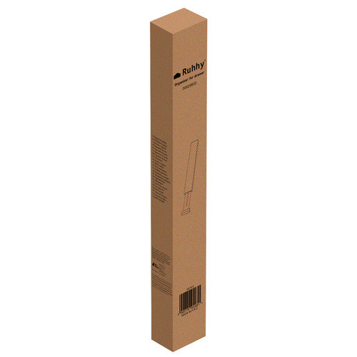 RUHHY Fehér Bambusz Teleszkópos Fiókrendező – 4 darabos készlet, 42 - 56 x 6 x 1,5 cm, Bambusz + EVA habszivacs, Fehér