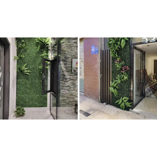 Műsövény Panel 60x40 cm Balkonra és Kerti Dekorációra, 3 cm Vastag, Zöld, Időjárásálló - Gardlov