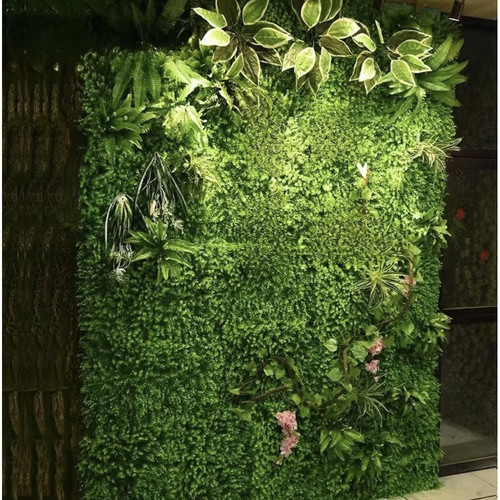 Műsövény Panel 60x40 cm Balkonra és Kerti Dekorációra, 3 cm Vastag, Zöld, Időjárásálló - Gardlov