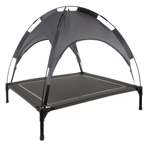 Purlov XXL Zárt Kutya Fekhely Vízálló Tetővel, Szürke Grafit, 90 x 90 x 70 cm, 2,6 kg