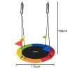 Gólyafészek Hinta 110 cm KRUZZEL 25284 - Erős Kerti Hinta Gyerekeknek és Felnőtteknek