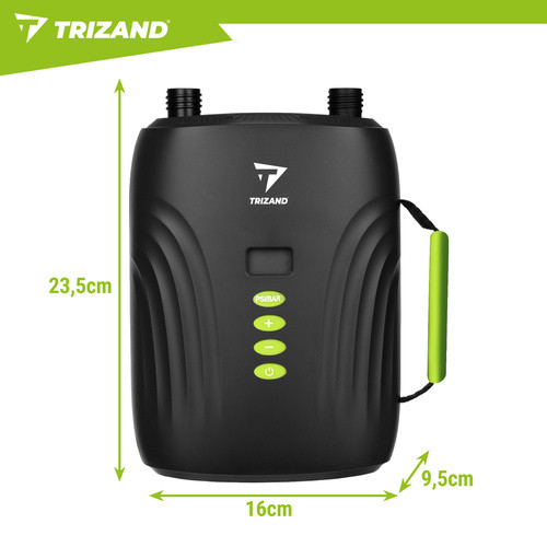 Trizand 25262 Elektromos Pumpa SUP Deszkához, Kajakhoz és Pontonhoz - 12V, 350 l/perc, 20 PSI