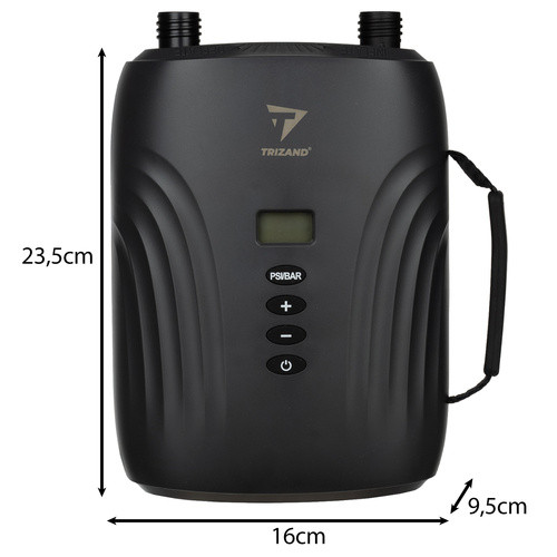 Trizand 25262 Elektromos Pumpa SUP Deszkához, Kajakhoz és Pontonhoz - 12V, 350 l/perc, 20 PSI