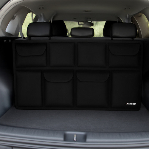 XTROBB 25251 Autós Ülésre Szerelhető Rendező - Oxford 600D, 86,5 x 48 cm, Fekete