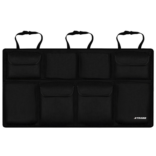 XTROBB 25251 Autós Ülésre Szerelhető Rendező - Oxford 600D, 86,5 x 48 cm, Fekete