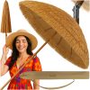 Gardlov 150 cm Átmérőjű, Állítható Magasságú Kerti Napernyő - Bézs