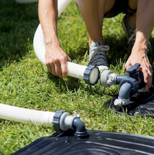 Intex medence szolár fűtőszőnyeg – energiatakarékos, fekete