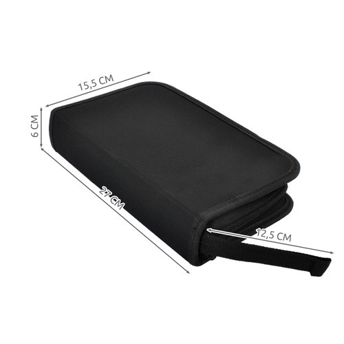 Bigstren 25834 RJ45/RJ11 Hálózati Kábel Teszter és Szerszámkészlet - 145 Részes