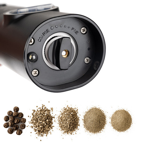 Elektromos Kerámia Bors- és Sóőrlő Szett – RUHHY 25558, 2 db, fekete