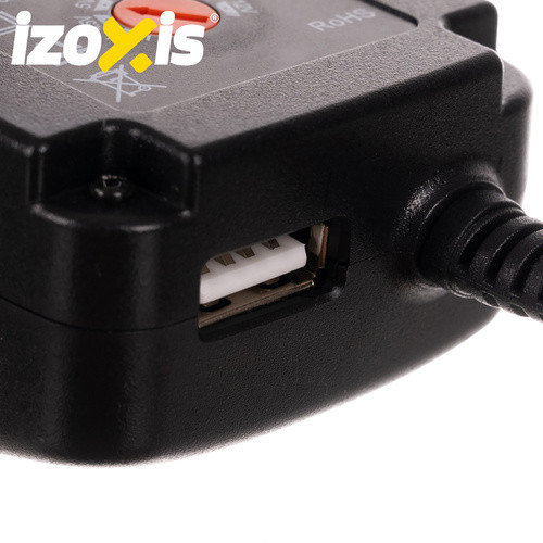 Univerzális tápegység Izoxis 30W, 3-12V USB, 6 cserélhető csatlakozóval