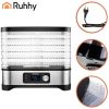 RUHHY 25928 Gombákhoz, Gyümölcsökhöz és Zöldségekhez Alkalmas Szárító 10 Literes Kapacitással, 400 W Teljesítménnyel