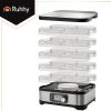 RUHHY 25928 Gombákhoz, Gyümölcsökhöz és Zöldségekhez Alkalmas Szárító 10 Literes Kapacitással, 400 W Teljesítménnyel