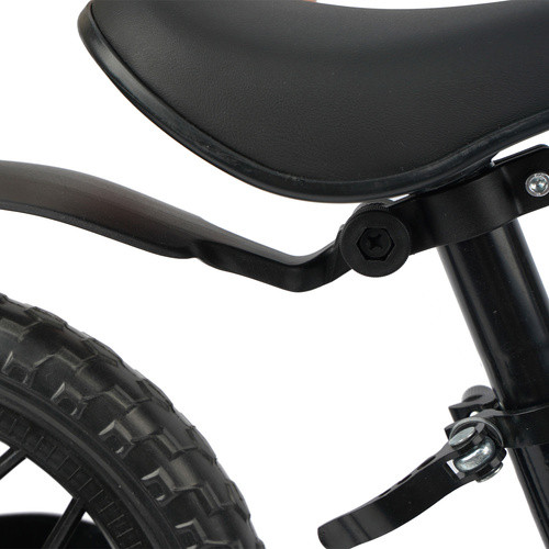 Futurisztikusan Könnyű Kruzzel 25767 Gyerek Futóbicikli 2+ Éves Kortól, 12 hüvelykes EVA Kerekekkel, Fekete