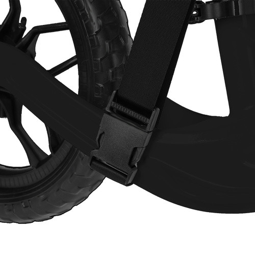 Futurisztikusan Könnyű Kruzzel 25767 Gyerek Futóbicikli 2+ Éves Kortól, 12 hüvelykes EVA Kerekekkel, Fekete