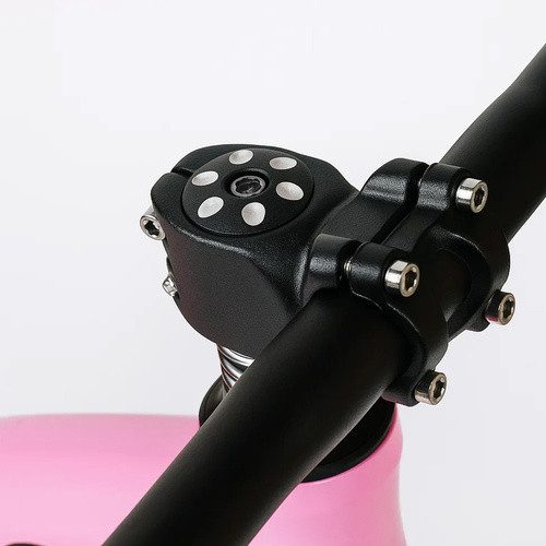 12 hüvelykes rózsaszín Kruzzel Gyermek Futóbicikli, 2 éves kortól, Magnézium Vázzal