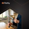 RUHHY 30 cm Gyémántos Késélező Acél Maggal és Ergonomikus Markolattal
