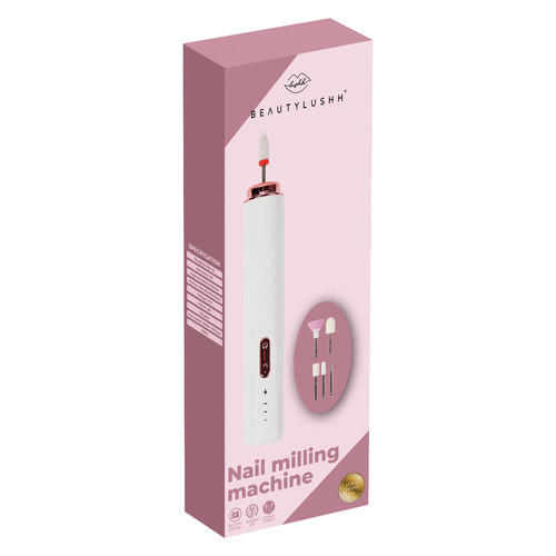 Beautylushh 25805 Vezeték nélküli Körömcsiszoló Szett 6 Fúrófejjel