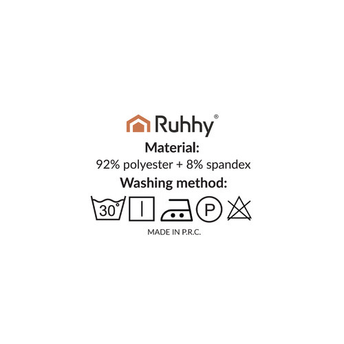 Ruhhy Zöld Mintás Rugalmas Bársony Kanapé Huzat 190-230 cm