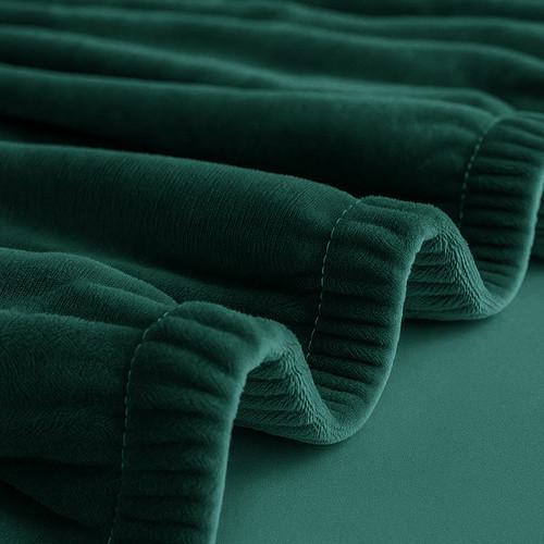 Ruhhy Zöld Mintás Rugalmas Bársony Kanapé Huzat 190-230 cm