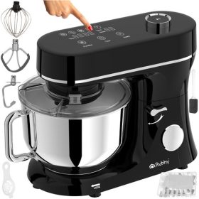   RUHHY Robotgép Melegítő Tálas, 6,2 l - 2200W - Fekete/Ezüst