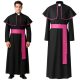RUHHY XL/XXL Püspök Jelmez - Poliészter Sutánna és Pásztor Öv Felnőtteknek