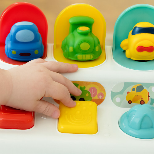 Interaktív Oktató Játék - Ugráló Járművek, 4 az 1-ben Készlet, 25 x 13 x 12 cm, Többszínű, KRUZZEL (18 hónapos kortól)