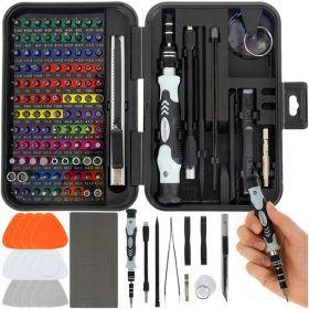   133 Darabos Precíziós Kéziszerszám Készlet, Bigstren 25804 - CRV Bitkészlettel, Európai Szabványoknak megfelelő