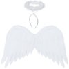 Angyalszárny Szett 50 x 35 cm RUHHY - Angyalszárny és Fejpánt Aureolával