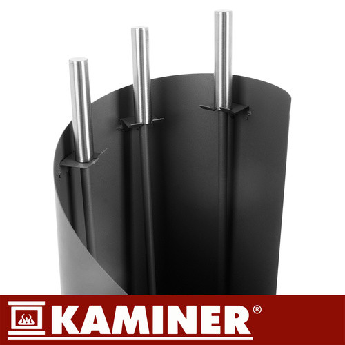 KAMINER 25970 Modern Kandalló Kiegészítők - 4 az 1-ben Acél Szett