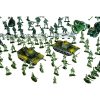 300 Elemes Katonai Játékbázis Gyerekeknek - Figurák, Tankok és Fegyverek