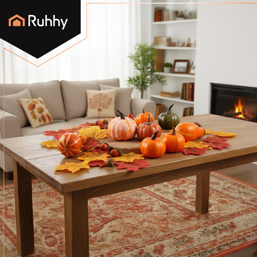 Őszi Dekoráció RUHHY - 50 Darabos Őszi Dekorációs Készlet