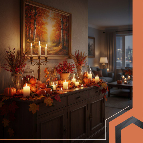 Őszi Dekoráció RUHHY - 50 Darabos Őszi Dekorációs Készlet