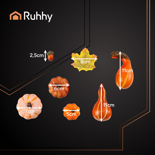 Őszi Dekoráció RUHHY - 50 Darabos Őszi Dekorációs Készlet