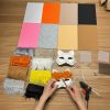 Maaleo Csináld magad (DIY) Kreatív Macska Álarc Készlet, 6 db Maszk, Kiegészítők 26570