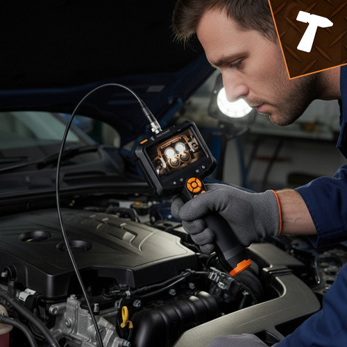 Endoszkóp Kamera Bigstren 5m Vezeték Nélküli Teljes HD IP67, 8 LED