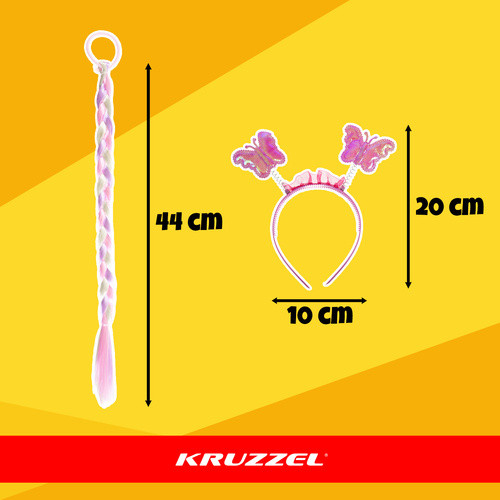 KRUZZEL 26742 Univerzális Gyermek Pillangó Jelmez 6 részes Készlet